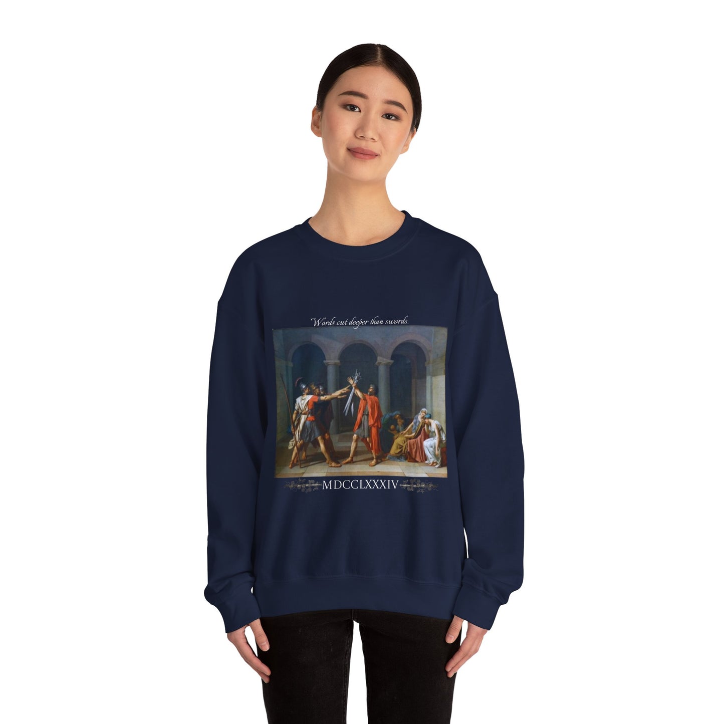 Styx & Venus™ Words cut Deeper than Swords Unisex Sweatshirt