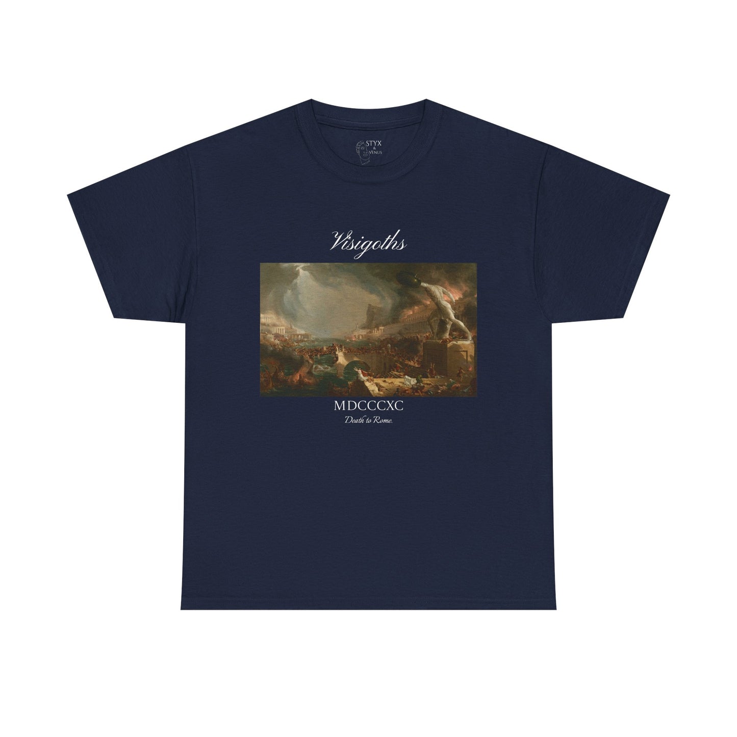 Styx &amp; Venus™ Visigoti a Roma T-shirt unisex in cotone