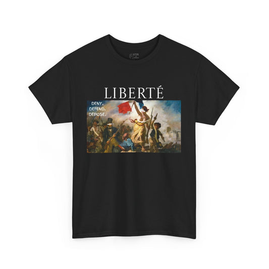 T-shirt unisex in cotone pesante Styx &amp; Venus™ Liberté