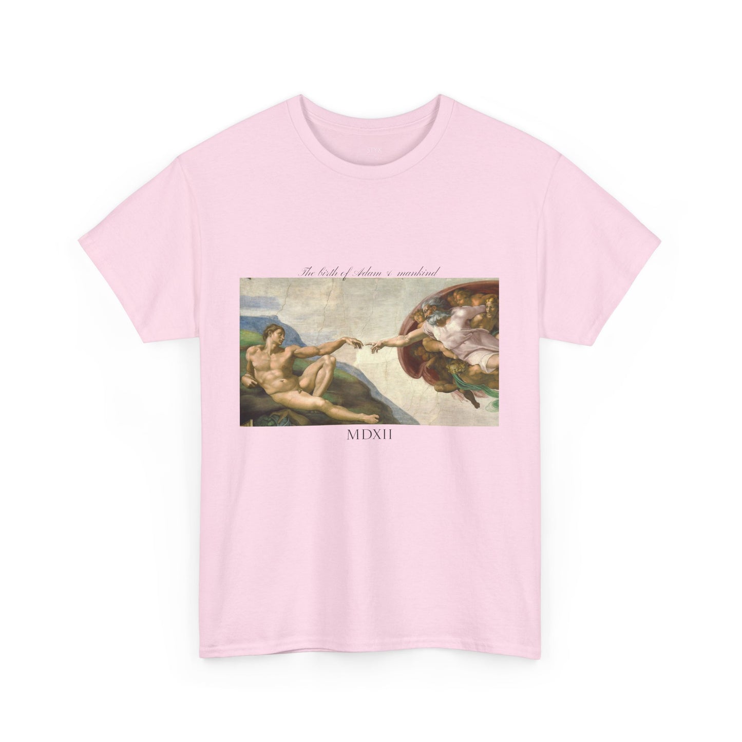 Styx & Venus™ Michelangelo Birth of Adam & Mankind Unisex Cotton T-shirt