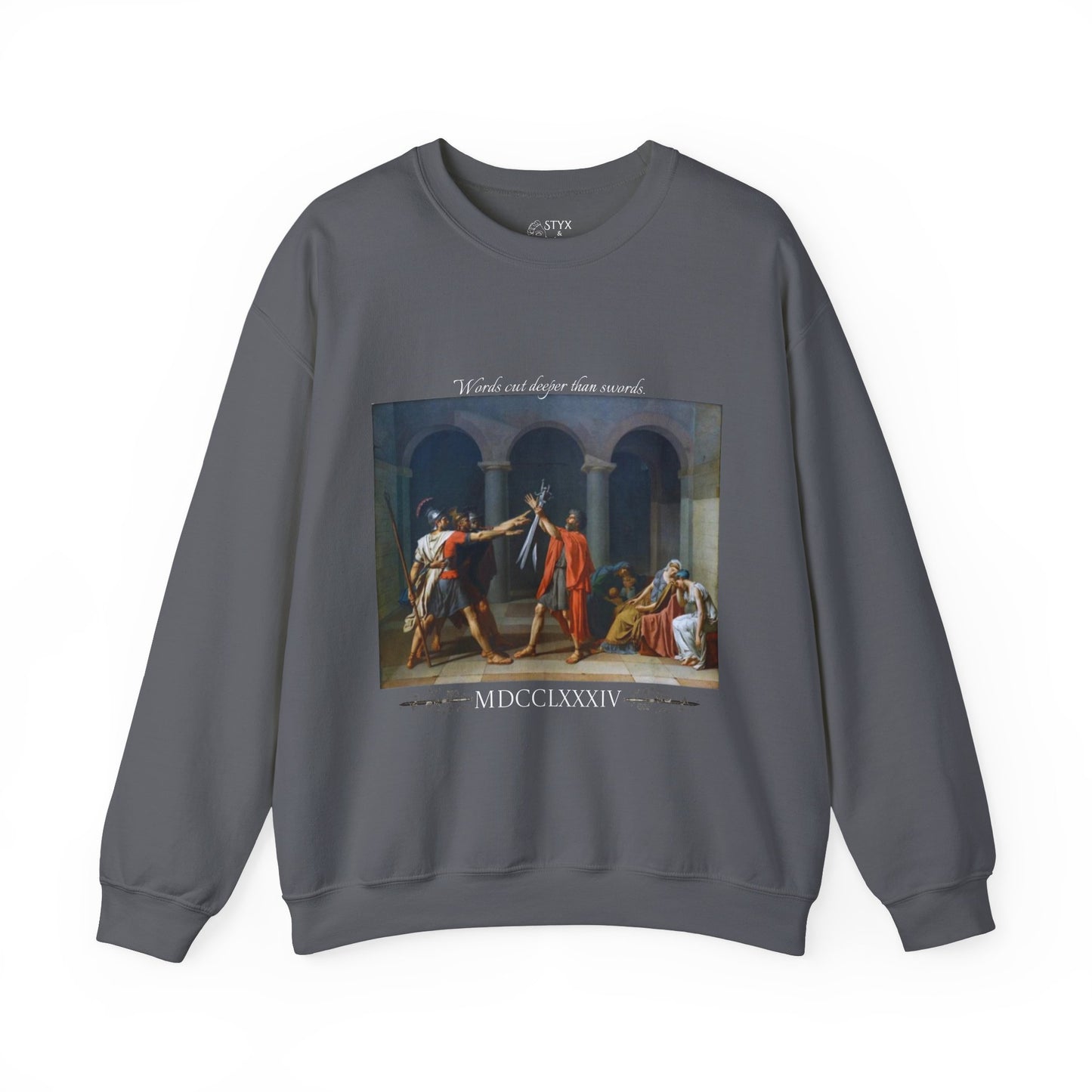 Styx & Venus™ Words cut Deeper than Swords Unisex Sweatshirt