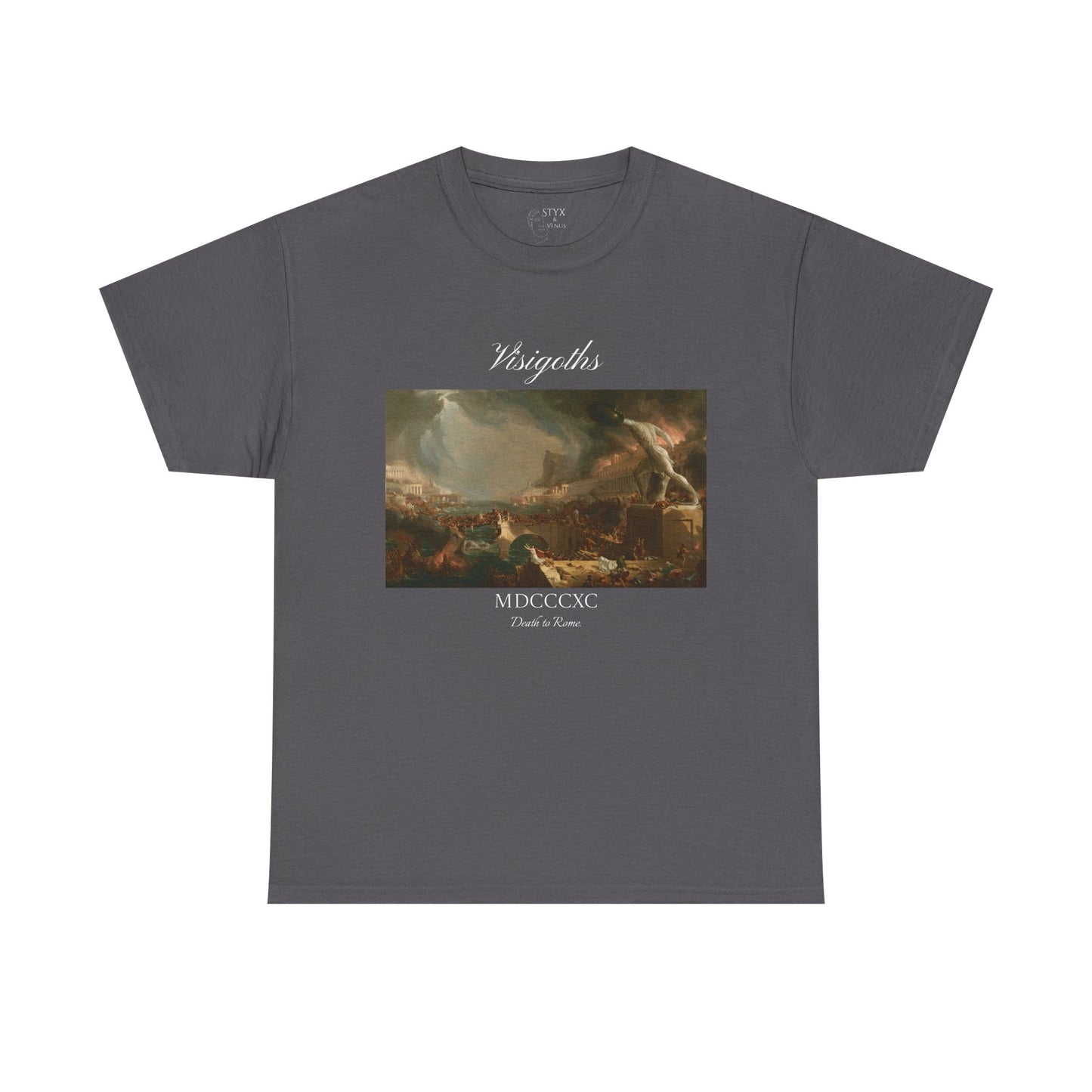 Styx &amp; Venus™ Visigoti a Roma T-shirt unisex in cotone