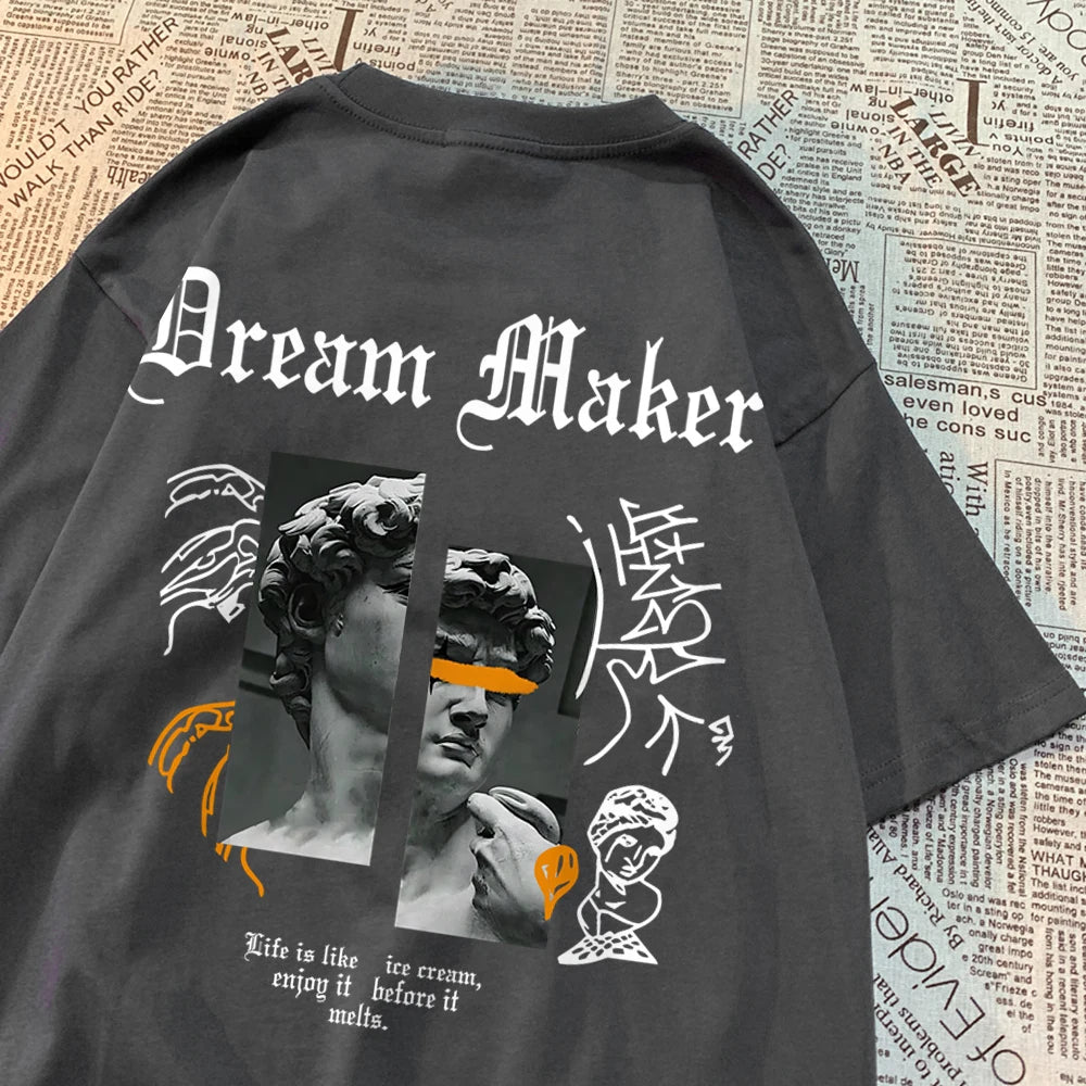 T-shirt da uomo in cotone Dream Maker