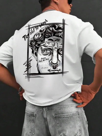 Mens David's Sketch Crewneck Tshirt