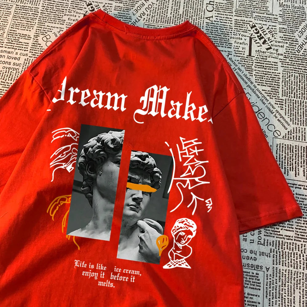 T-shirt da uomo in cotone Dream Maker