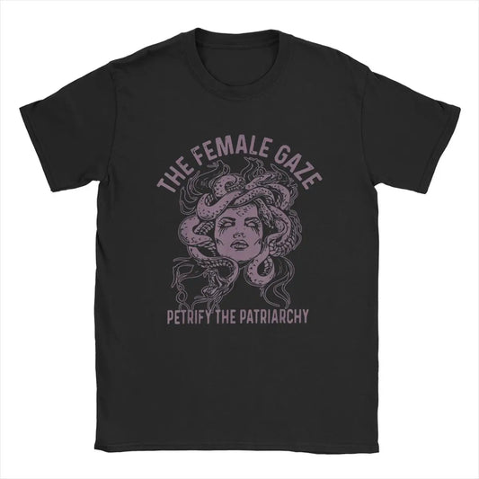 Unisex Medusa Cotton Gaze T-Shirt