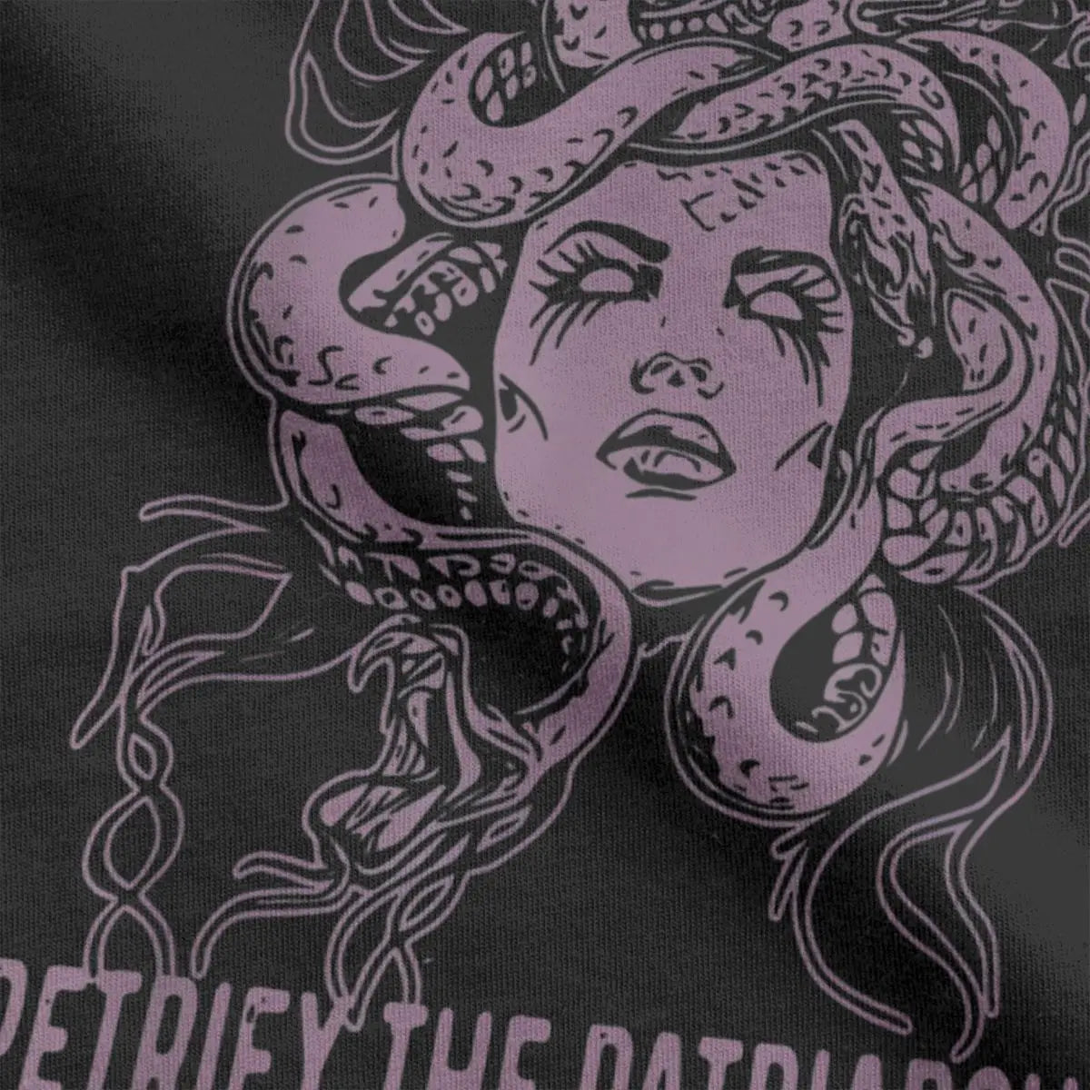 Unisex Medusa Cotton Gaze T-Shirt