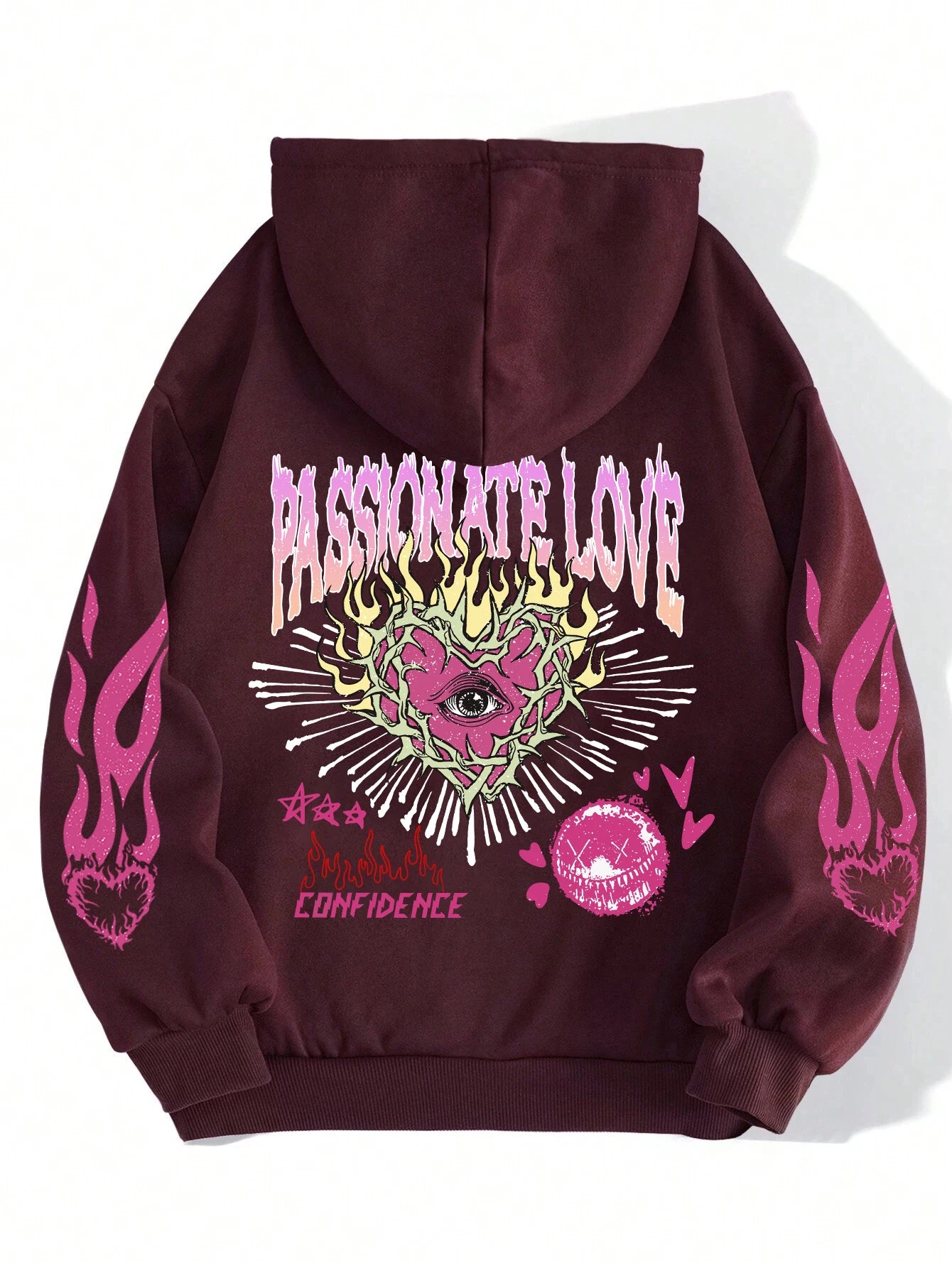 Mens Passionate Love Street Style Hoodie