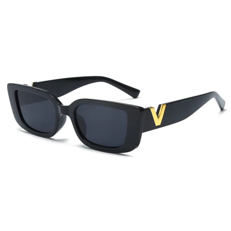 Black & Golden V Sunglasses