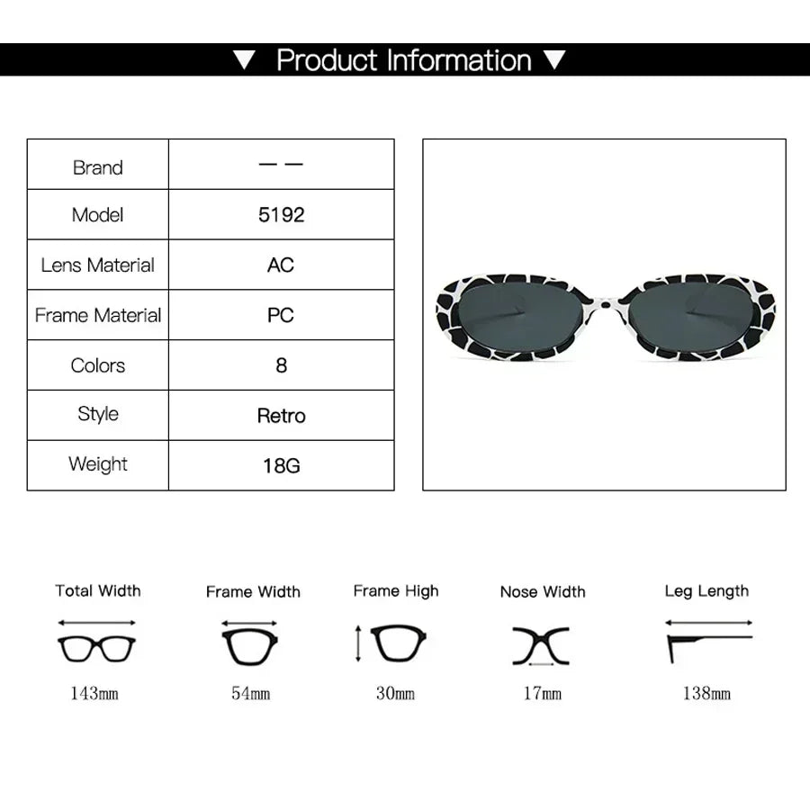 2025 Oval Style Sunglasses