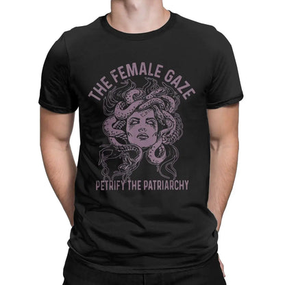 Unisex Medusa Cotton Gaze T-Shirt