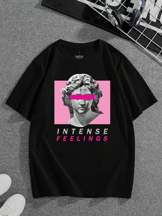 T-shirt da uomo Art Nouveau Intense Feelings