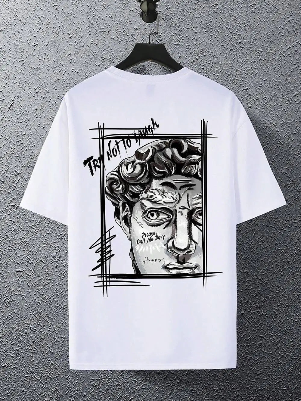 Mens David's Sketch Crewneck Tshirt