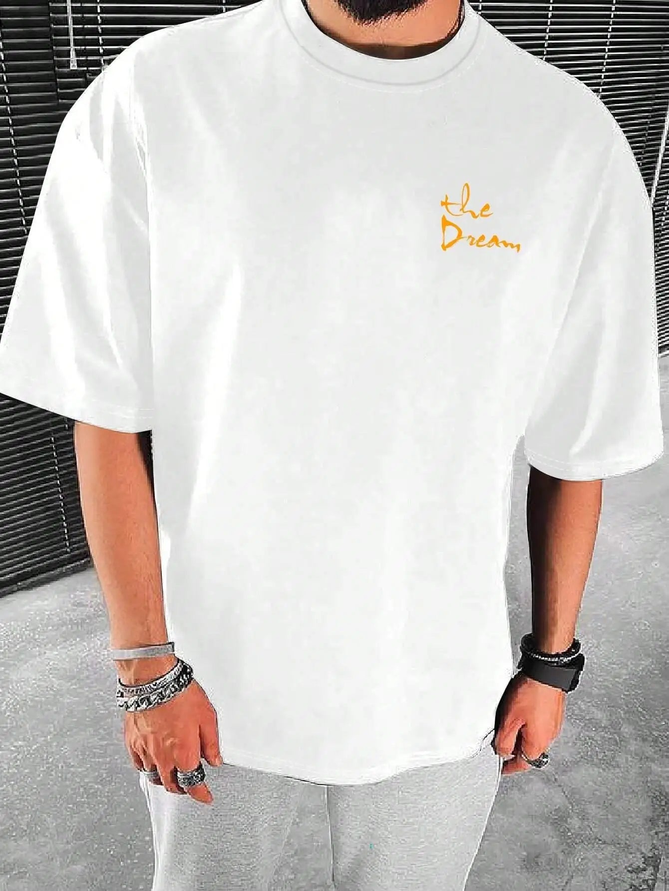 T-shirt da uomo in cotone Dream