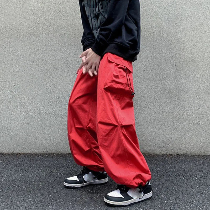 Mens Y2K Baggy Cargo Pants